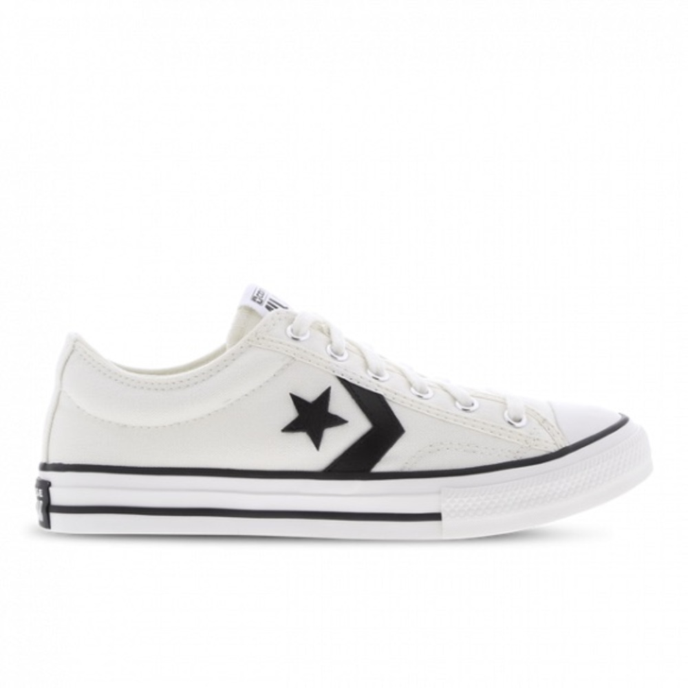 Converse Star Player 76 Sneakers – White & Black – US Men’s 4.5 / UK 4 / EU 37